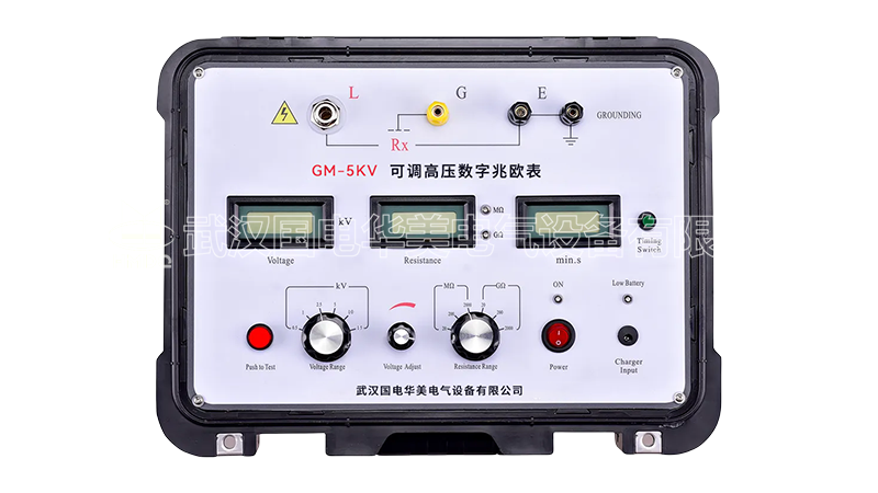 可调高压数字兆欧表