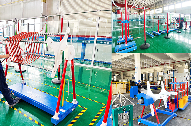 电动绝缘绳测试支架