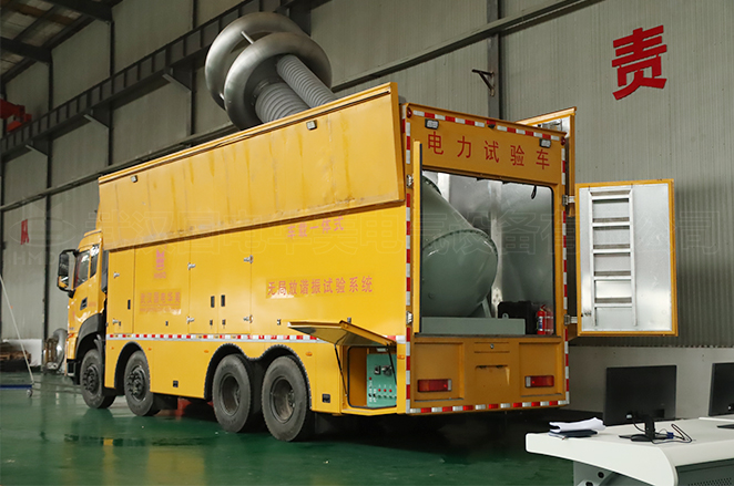 车载一体式无局放变频串联谐振试验系统