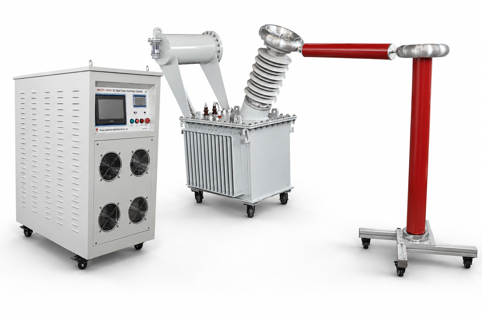 HMYDQW-10kVA/30kV无局放工频耐压试验系统介绍视频